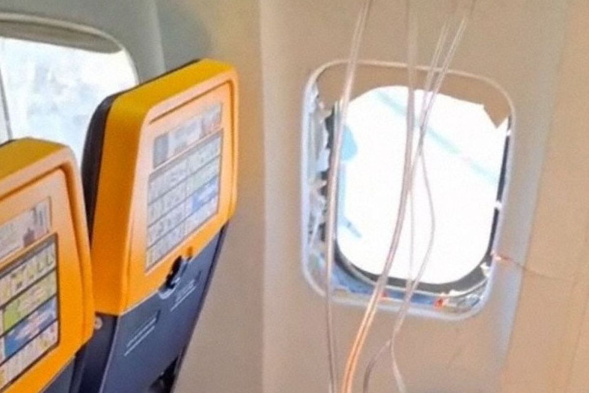 Plane Passenger's Head Sucked Out of Cabin Window After It Shatters