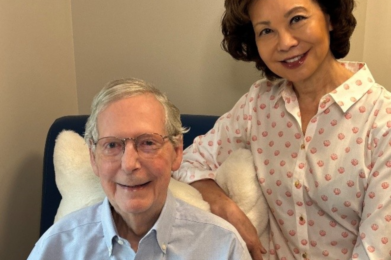 McConnell Shares Photo and Update, Not Yet Cleared to Return to Senate