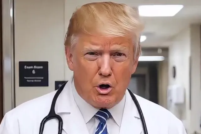 A still from the AI video shared to President Donald Trump's Truth Social on July 2, 2026.