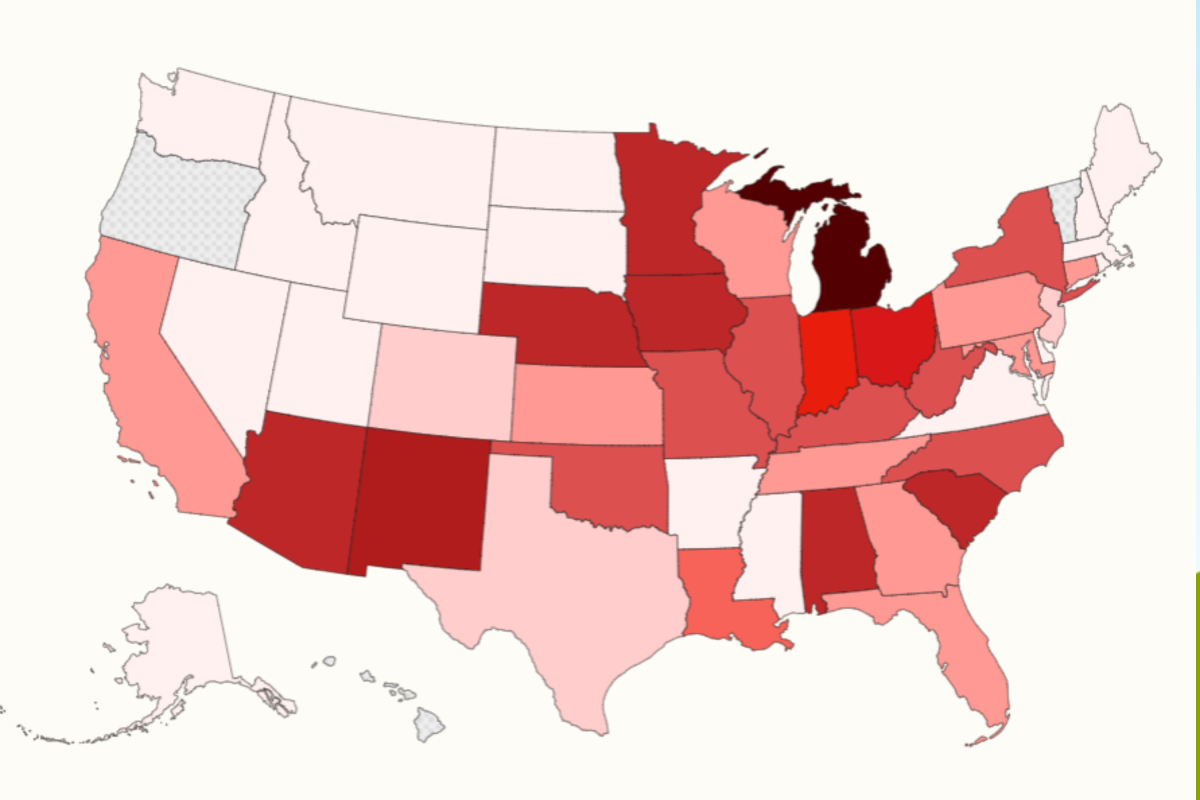 Map Shows Worst Cyclospora Hotspots as New Outbreak Detected