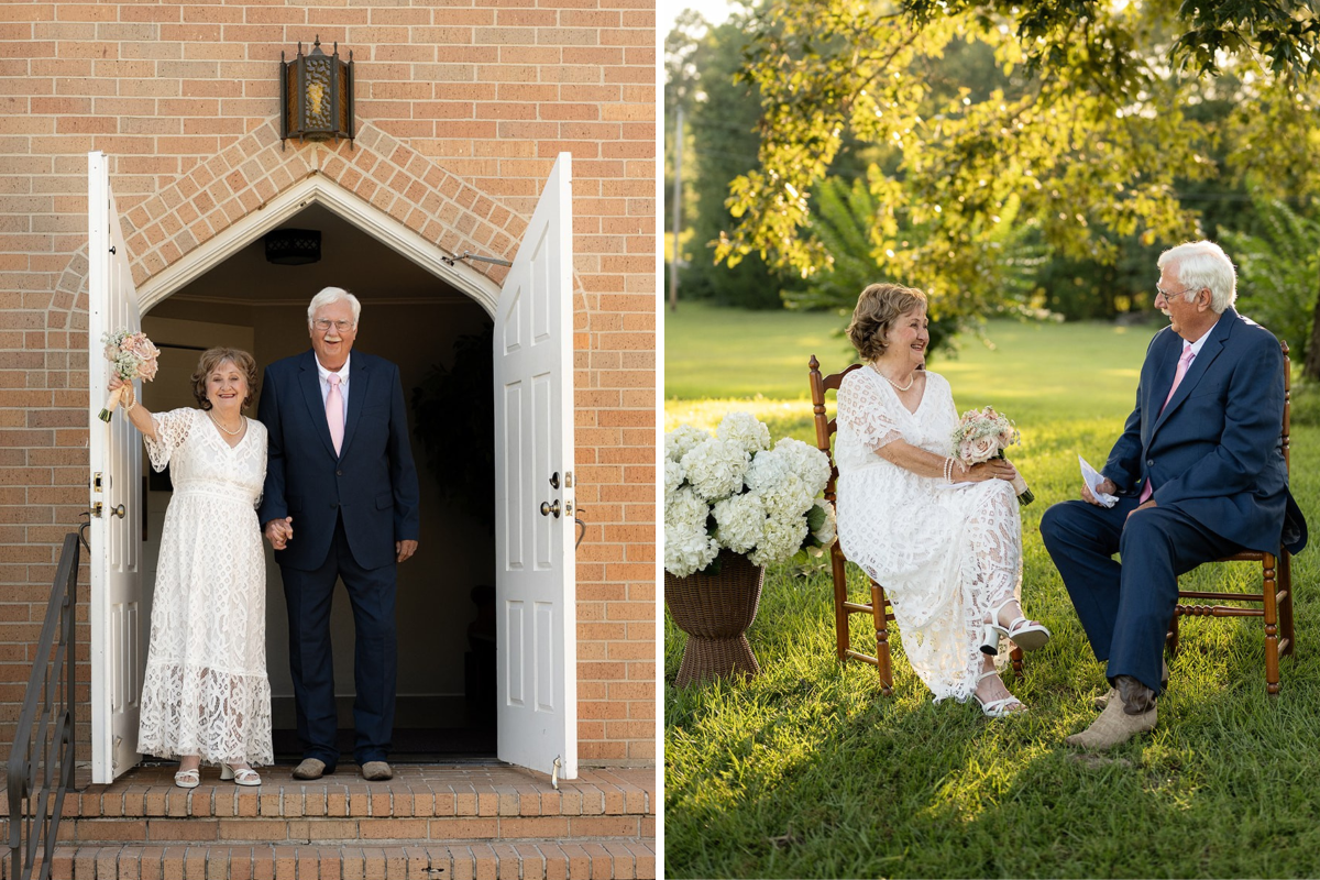 Grandparents Recreate Wedding Portraits From 1967—the Photos Say It All