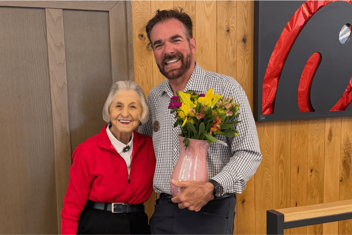 94-Year-Old Celebrates 20 Years at Chick-fil-A—and Has No Plans To Retire