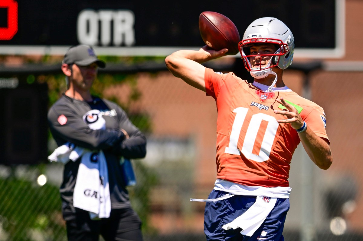 Patriots' Drake Maye is Bullish on AJ Brown Connection
