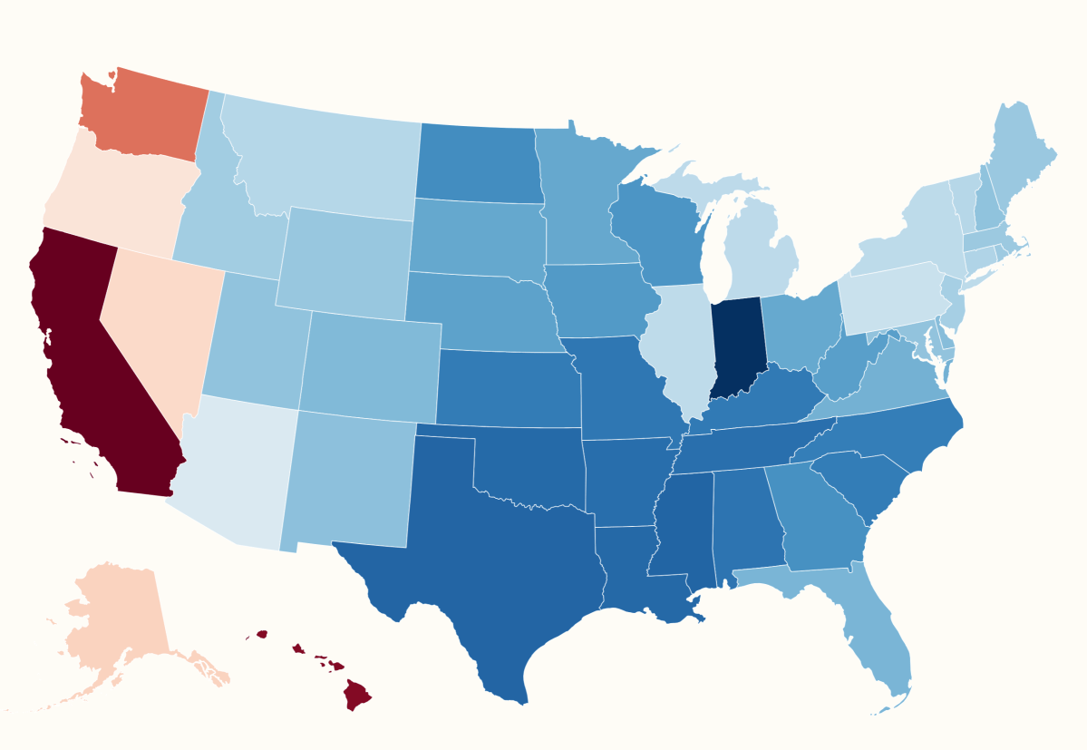 Map Shows Gas Price in Each State As Average Passes $4
