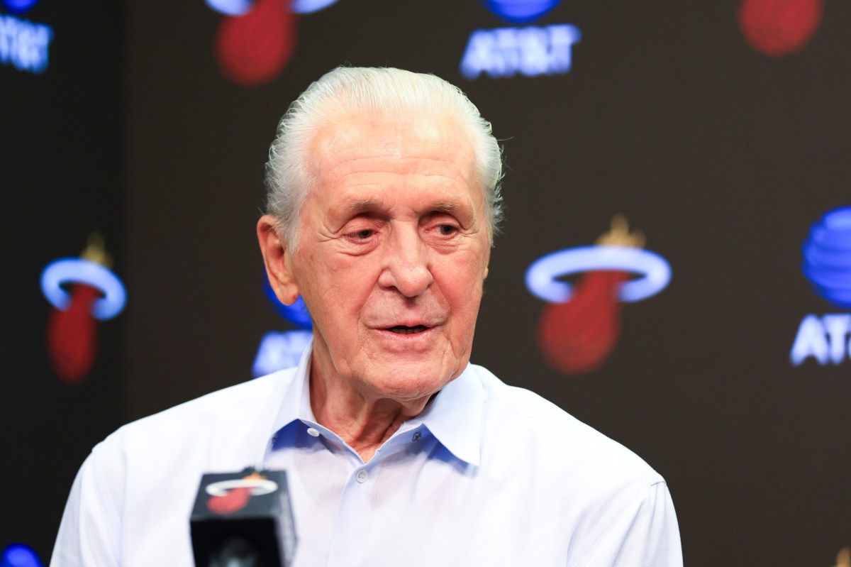 Heat President Pat Riley Jokes About Bam Adebayo Punching Tyler Herro