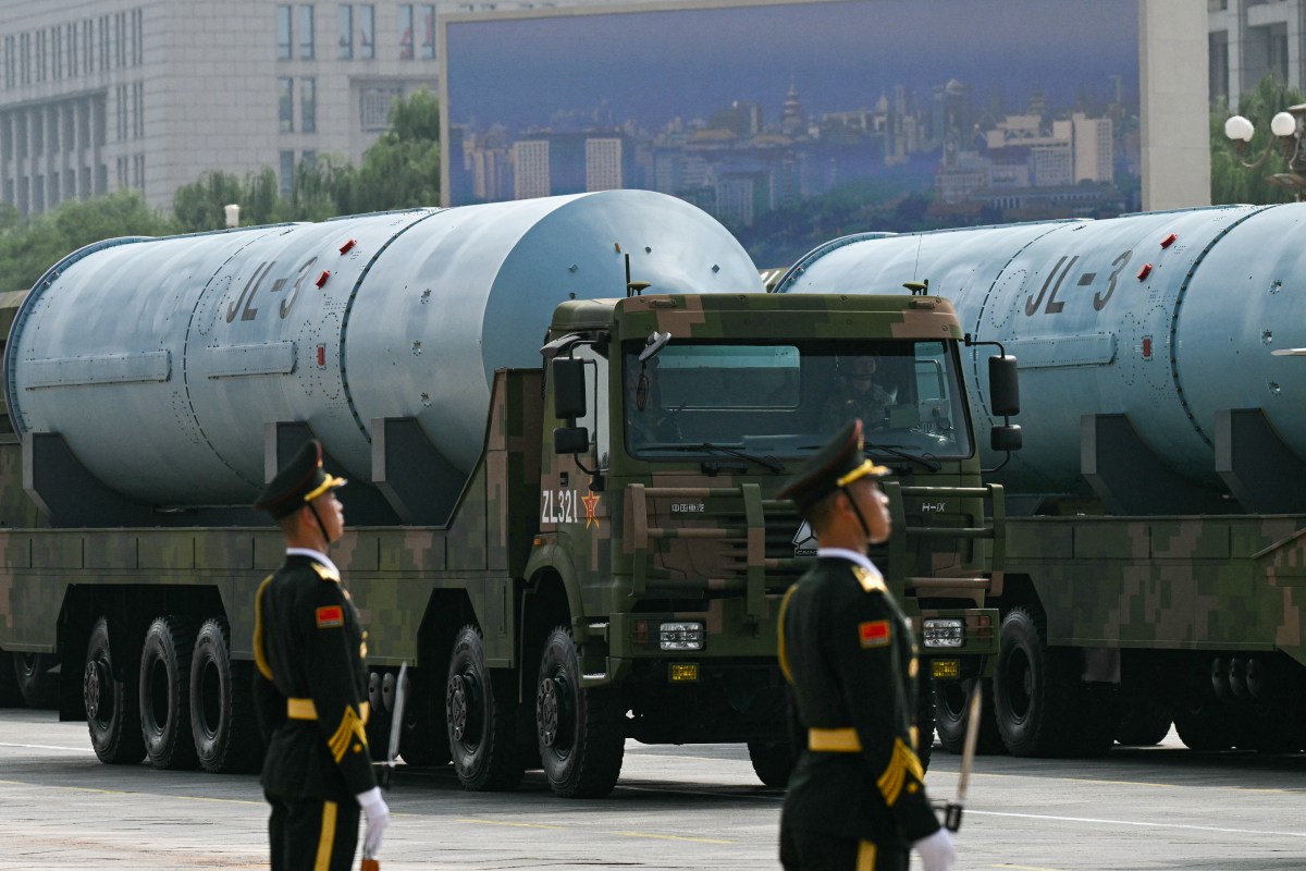Chinese Submarine Test-Fires Nuclear-Capable Missile Into Pacific Waters Chinese Submarine Test-Fires Nuclear-Capable Missile Into Pacific Waters