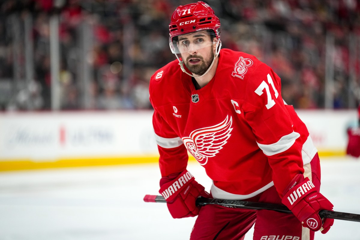 NHL Insider Names Frontrunner to Trade for Red Wings Star Dylan Larkin