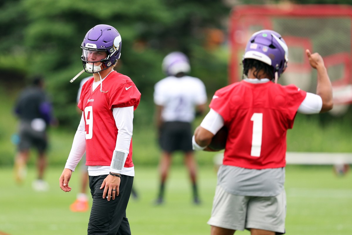 JJ McCarthy Dealt Tough Blow in QB Competition With Kyler Murray