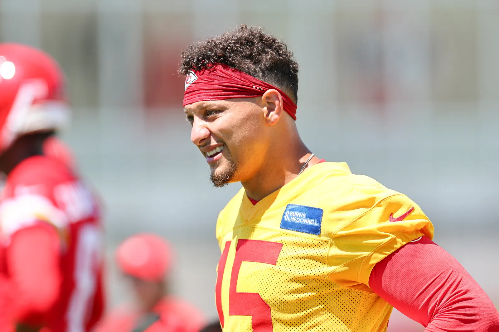 Patrick Mahomes #15 of the Kansas City Chiefs