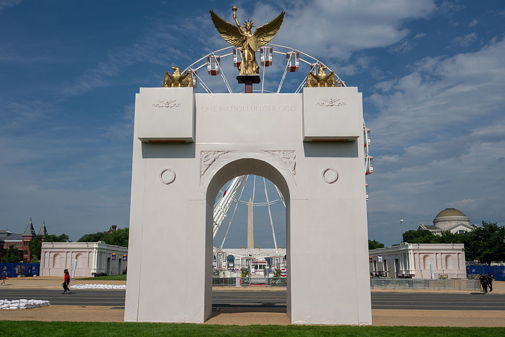 Trump’s State Fair Arch is Coming Apart, Video Appears to Show