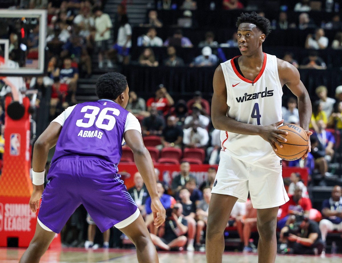 Wizards' AJ Dybantsa Put on a Show for Anthony Davis, Trae Young
