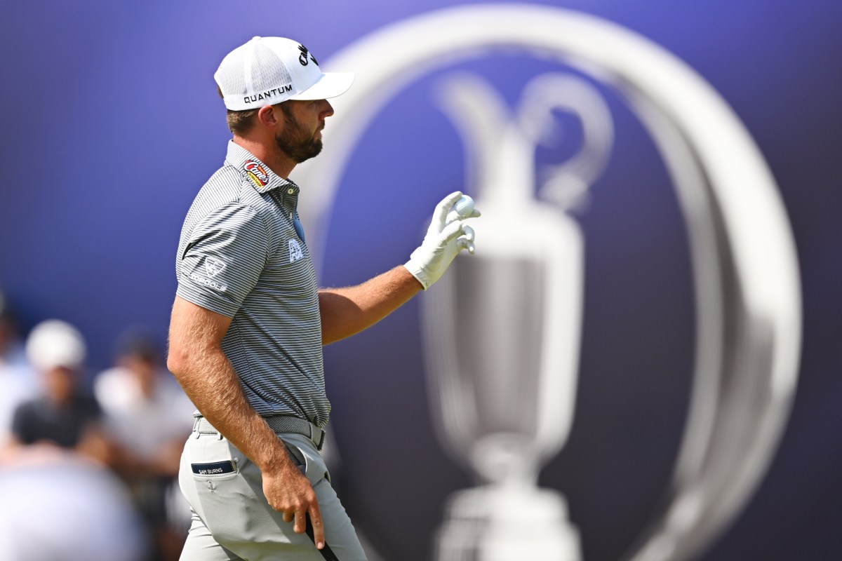Sam Burns Reacts to Tying Major History at Open Championship