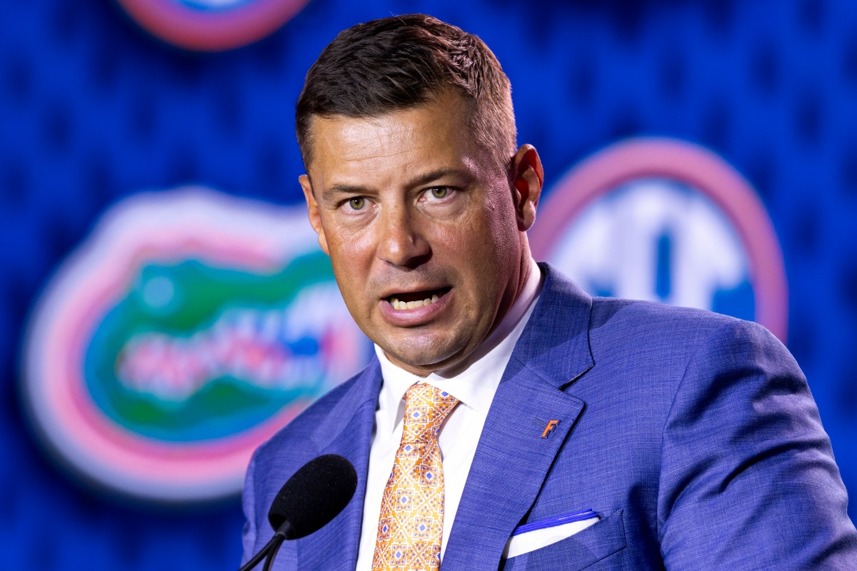 Florida's Jon Sumrall Addresses Calling out Reporter at SEC Media Event