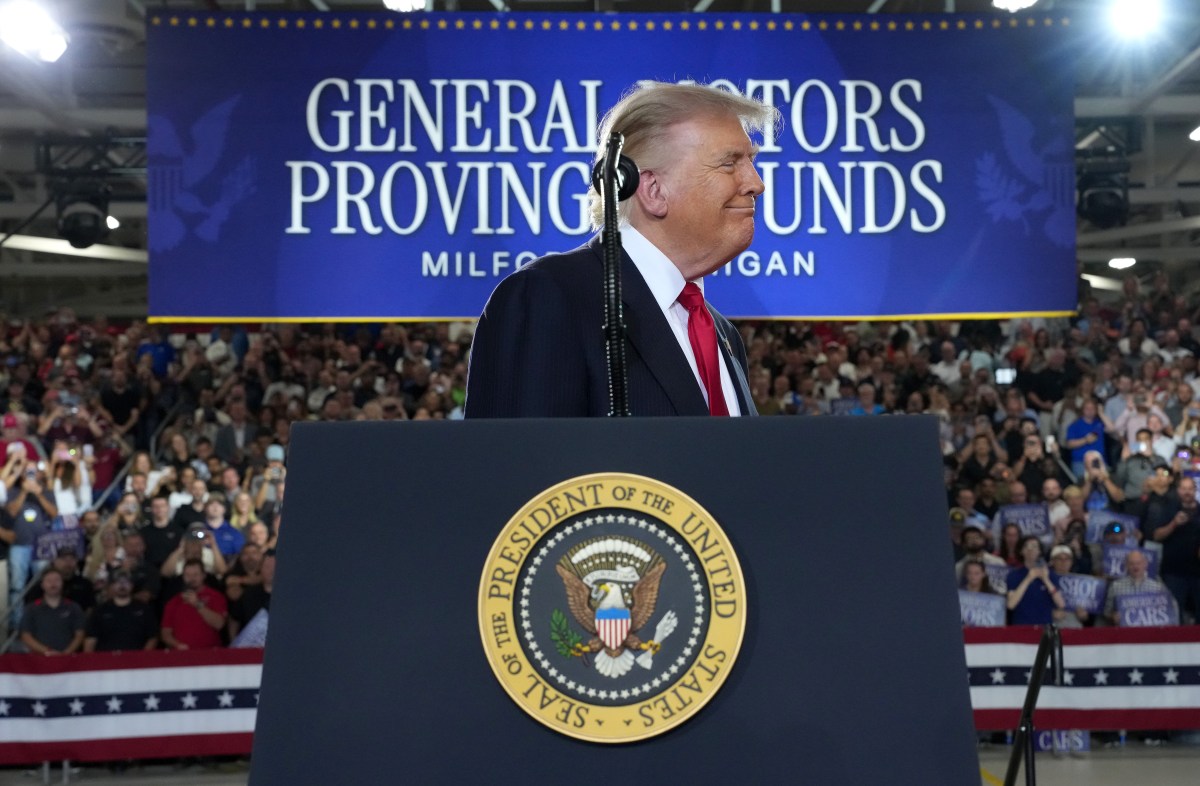 Trump Michigan Speech Interrupted by 'Pedophile Protector' Chants