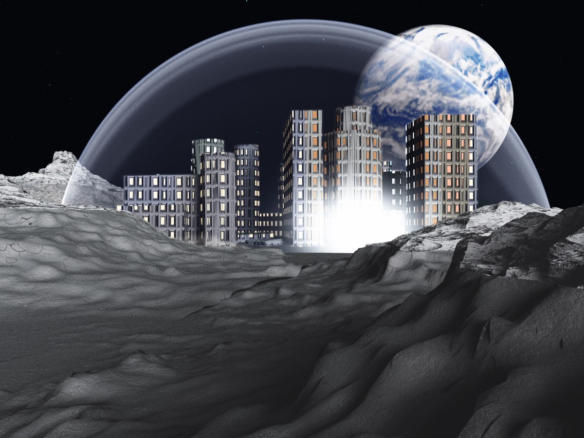 What Moon Skyscrapers and Underground Cities Could Look Like