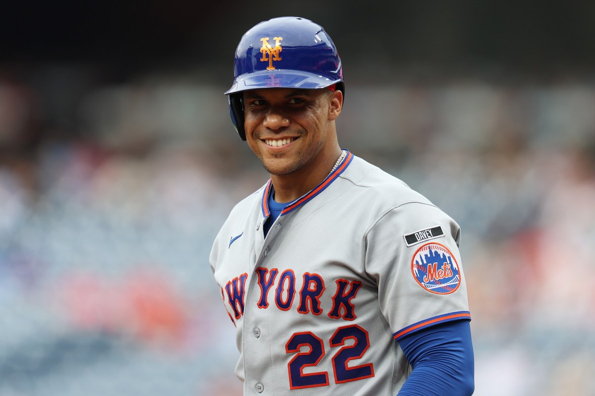 Juan Soto Films Movie Scene With Emma Stone at Citi Field