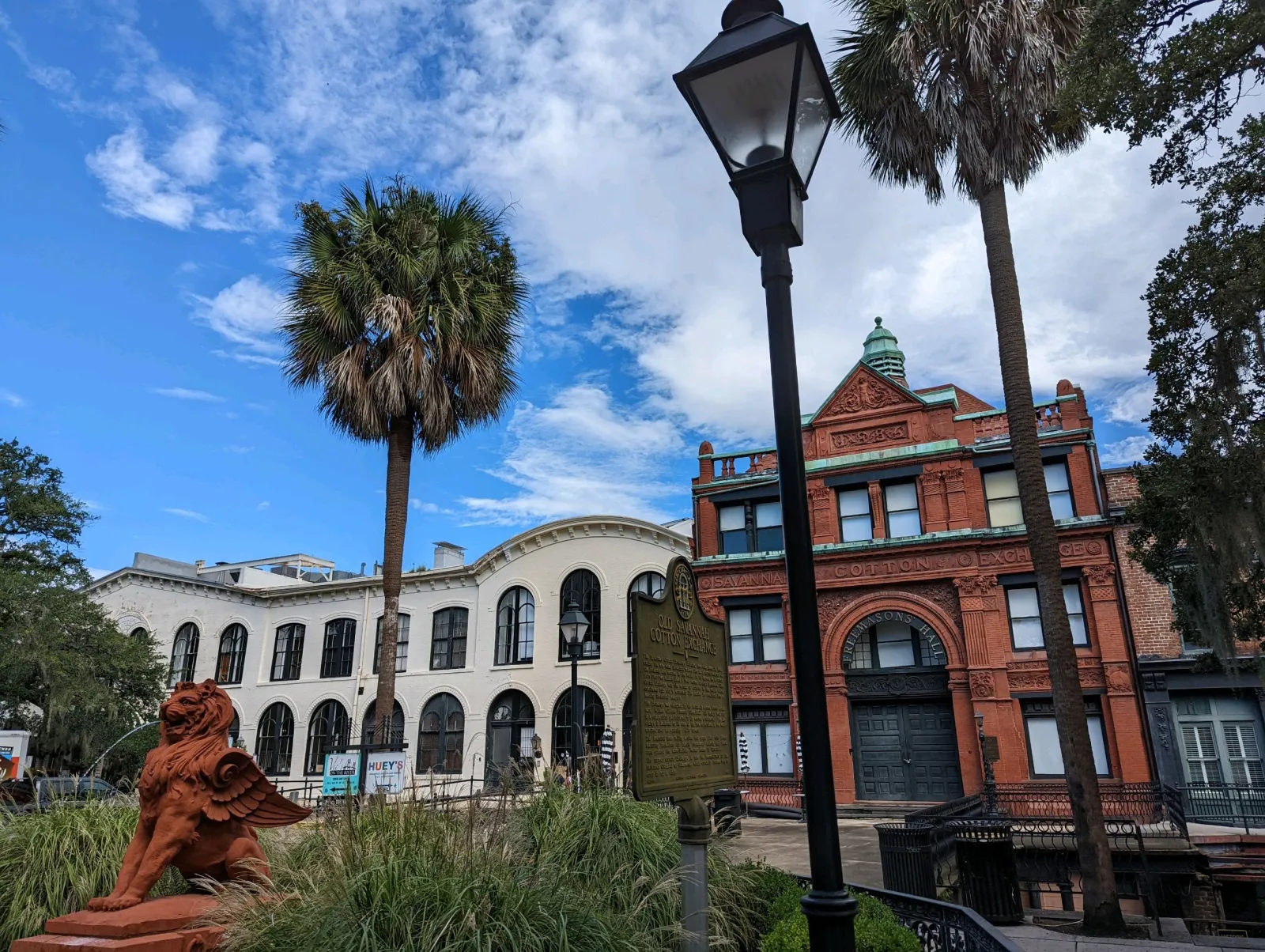The Old Savannah Cotton Exchange (located at 100 E. Bay St.).