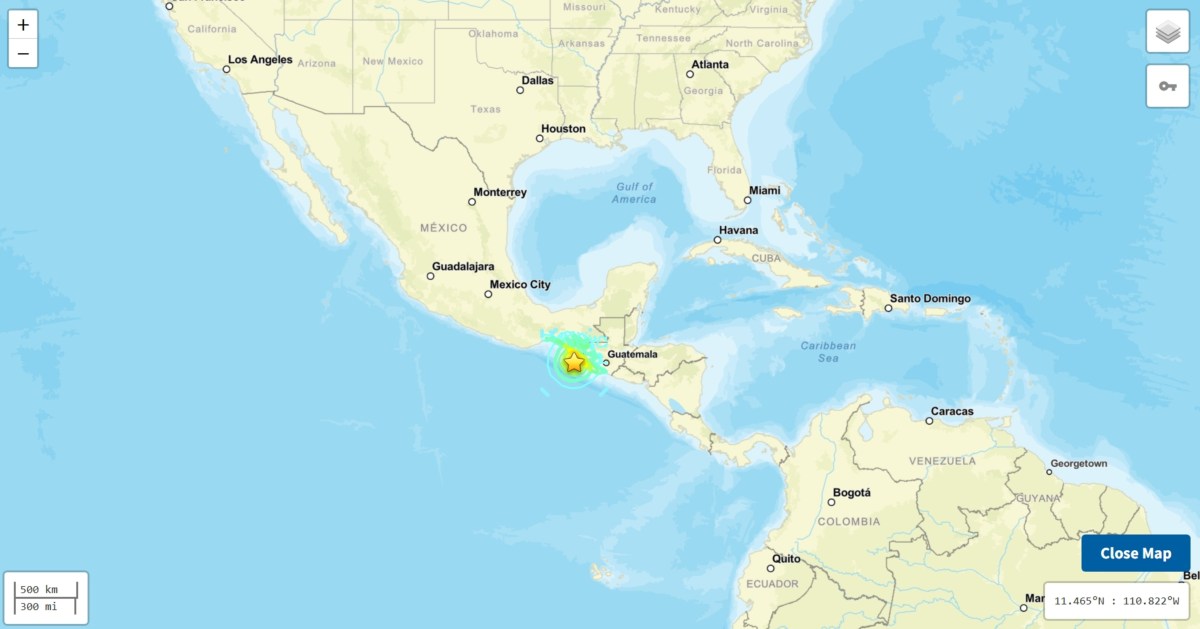 Mexico Earthquake: Map Shows Where 7.3 Magnitude Tremor Hit Coastline