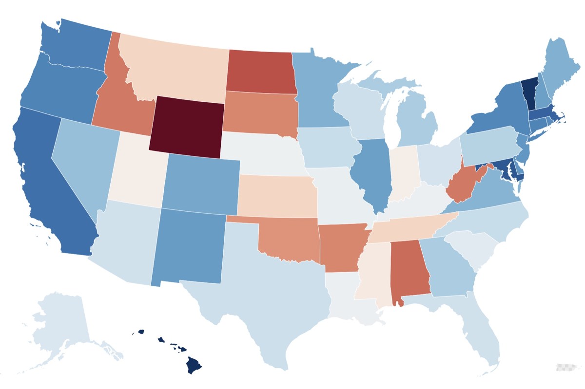 Map Shows Donald Trump's Approval Rating in Every State on July 4