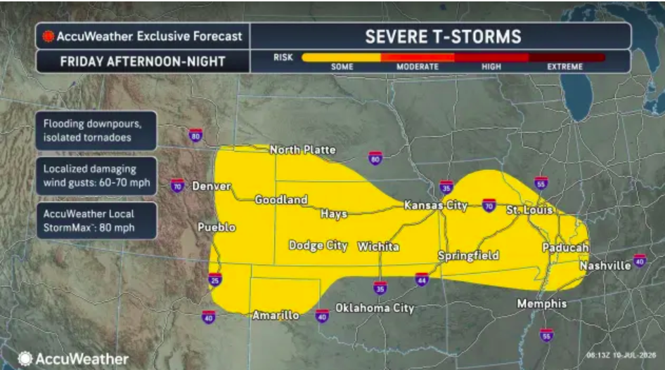 Maps Reveal Where Severe Storm Could Unleash Flash Flooding This Weekend