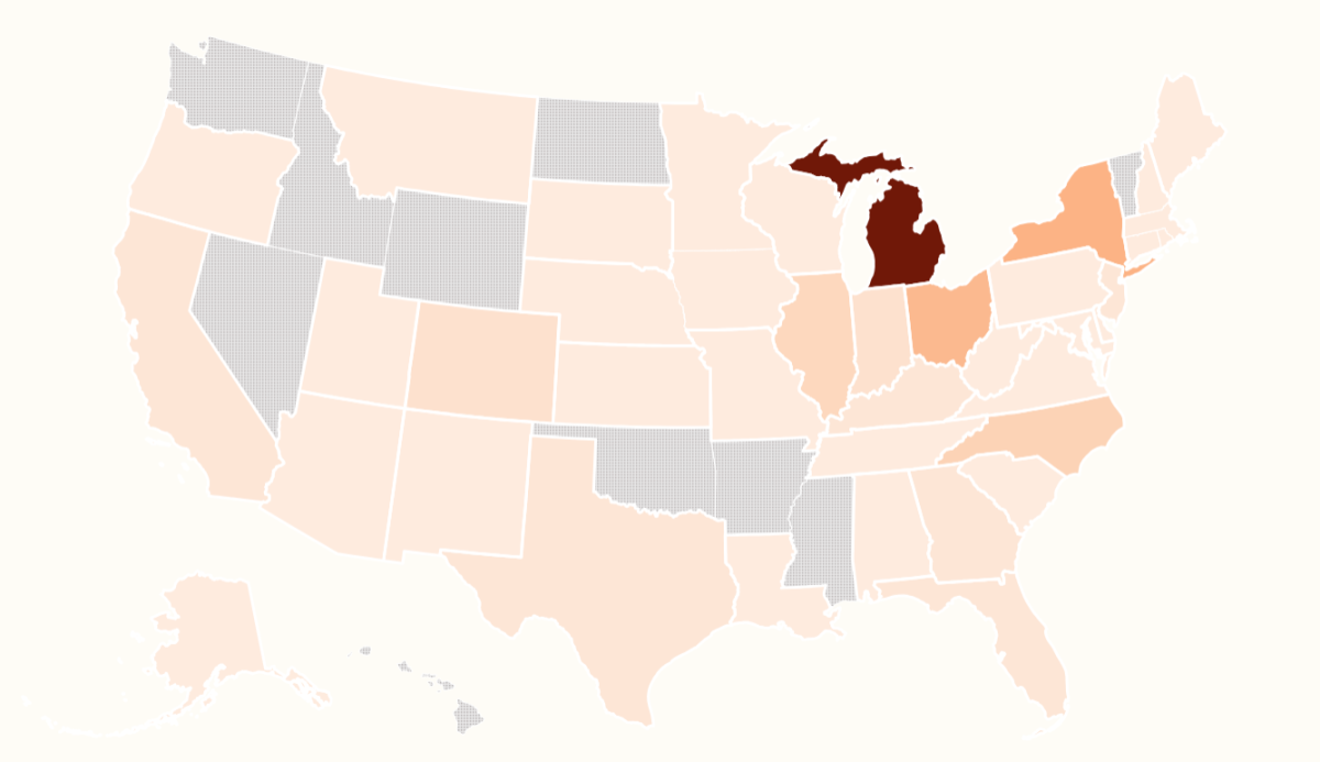 Map Shows 'Explosive' Diarrhea Hotspots as Cases Surge