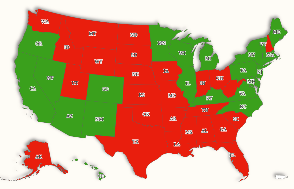 Map Shows States Suing Trump Admin Over FEMA Funding