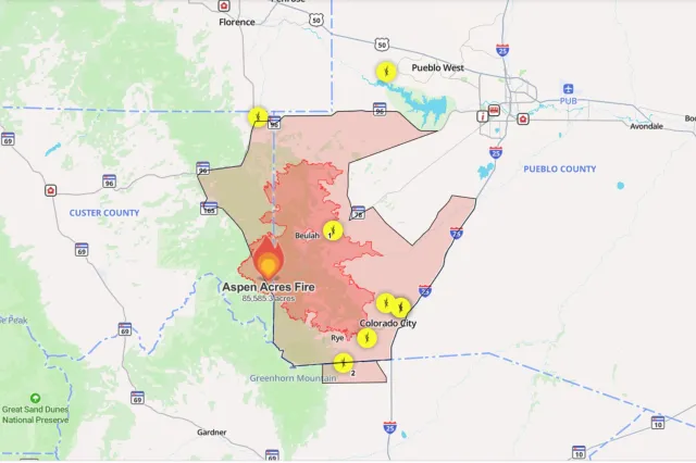 Aspen Acres wildfire breaks into top 10 worst blazes In Colorado ...