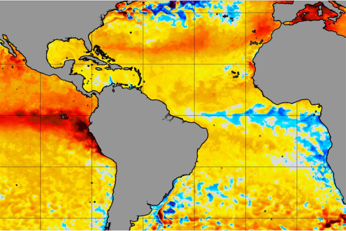 Pacific El Niño Meets Atlantic Niña in Rare Weather Shield