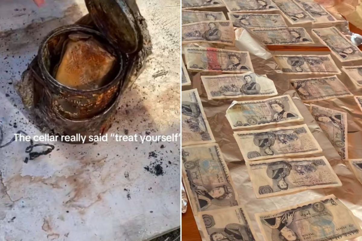 Couple Uncover Bricked-Up Wall in Cellar—Then Find Cash Hidden for Decades