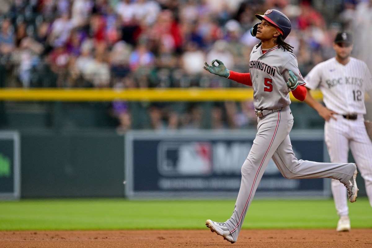 CJ Abrams Sets Nationals' Record With 26th Home Run of the Season