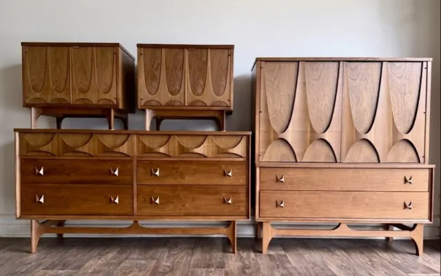 The refinished Brasilia pieces.
