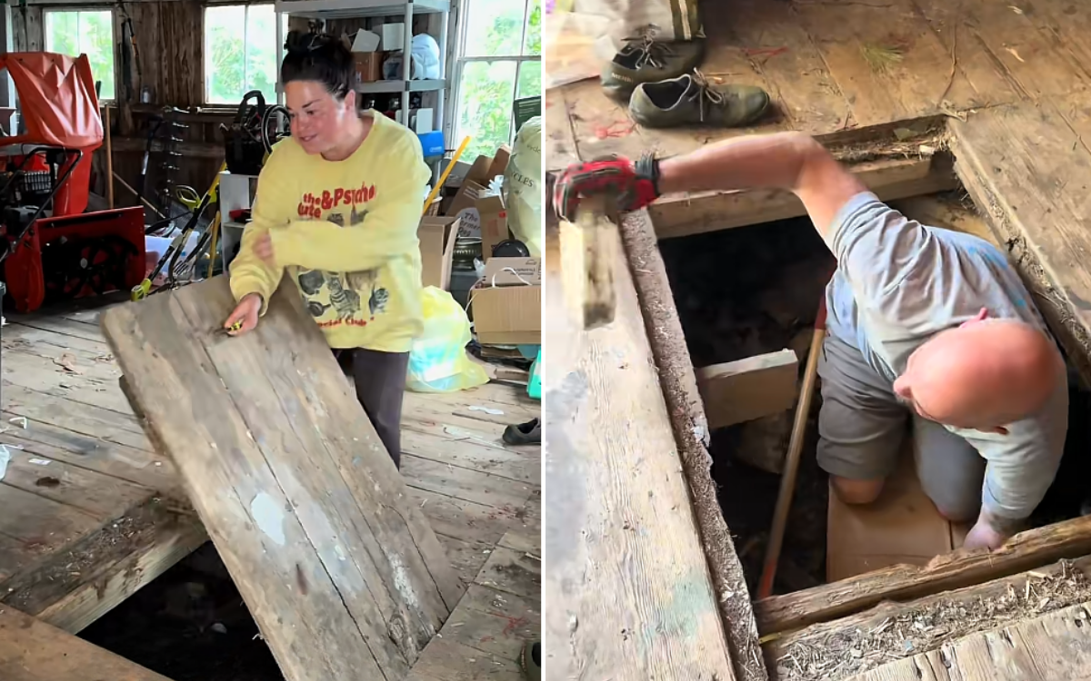 Woman Finds Hidden Door in 200-Year-Old House—Then She Sees What's Inside