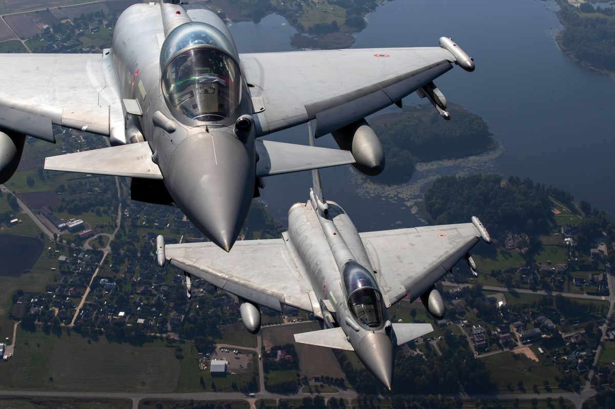 NATO Scrambles Eurofighters, F-16s After Drone Enters Latvian Airspace