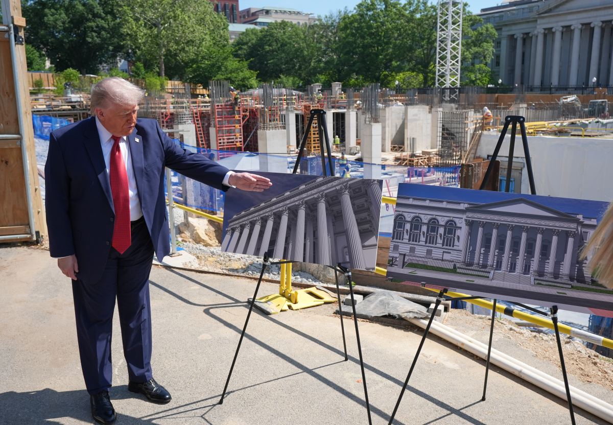 Trump Claims White House Ballroom Foes Revealed 'Top Military Secrets'