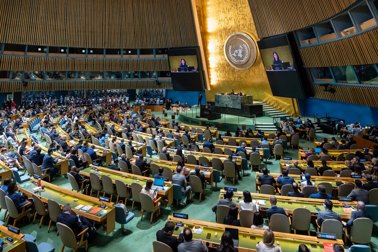 German Foreign Minister Johann Wadephul takes part in the election for the nonpermanent members of the U.N. Security Council at the United Nations General Assembly on June 3, 2026, in New York.