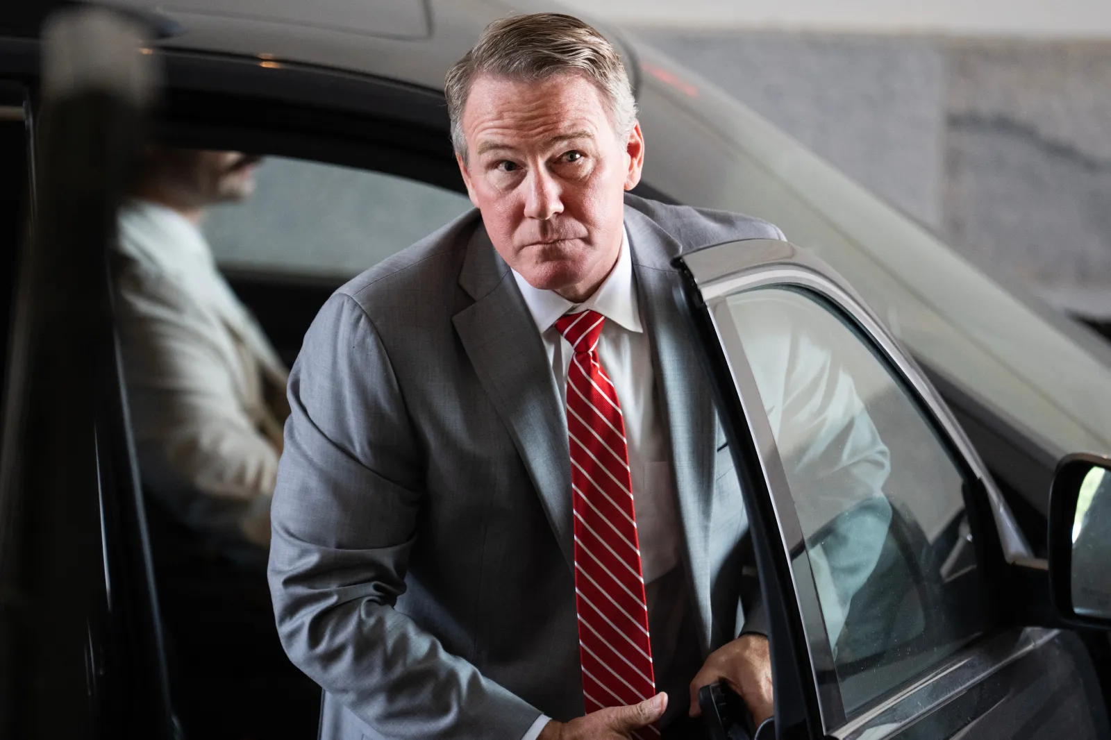 Senator Jon Husted arrives at the U.S. Capitol on June 9, 2026.