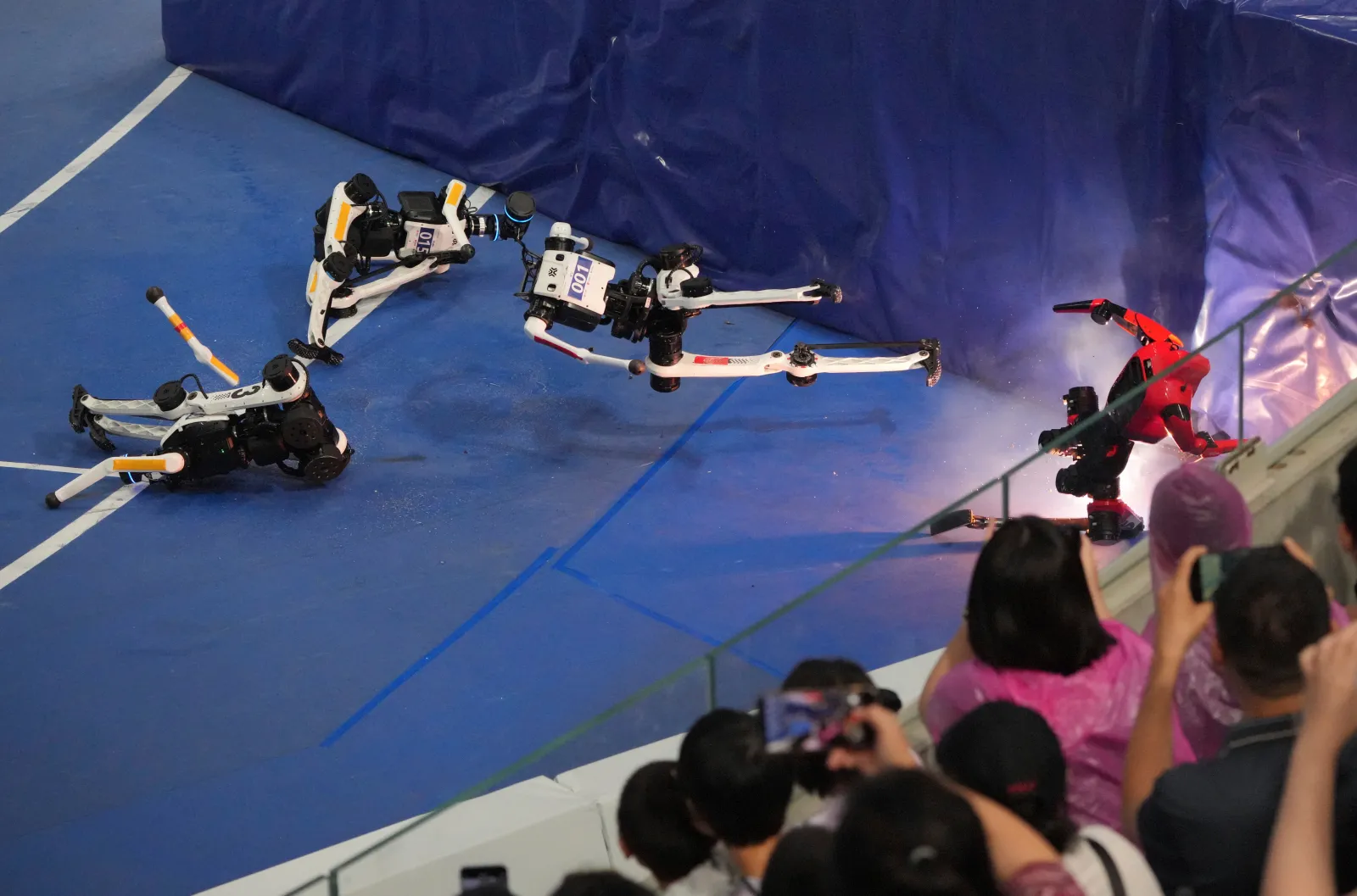 The 7 Craziest Moments From China's Humanoid Robot Olympics As Competition Erupts In Fiery Chaos
