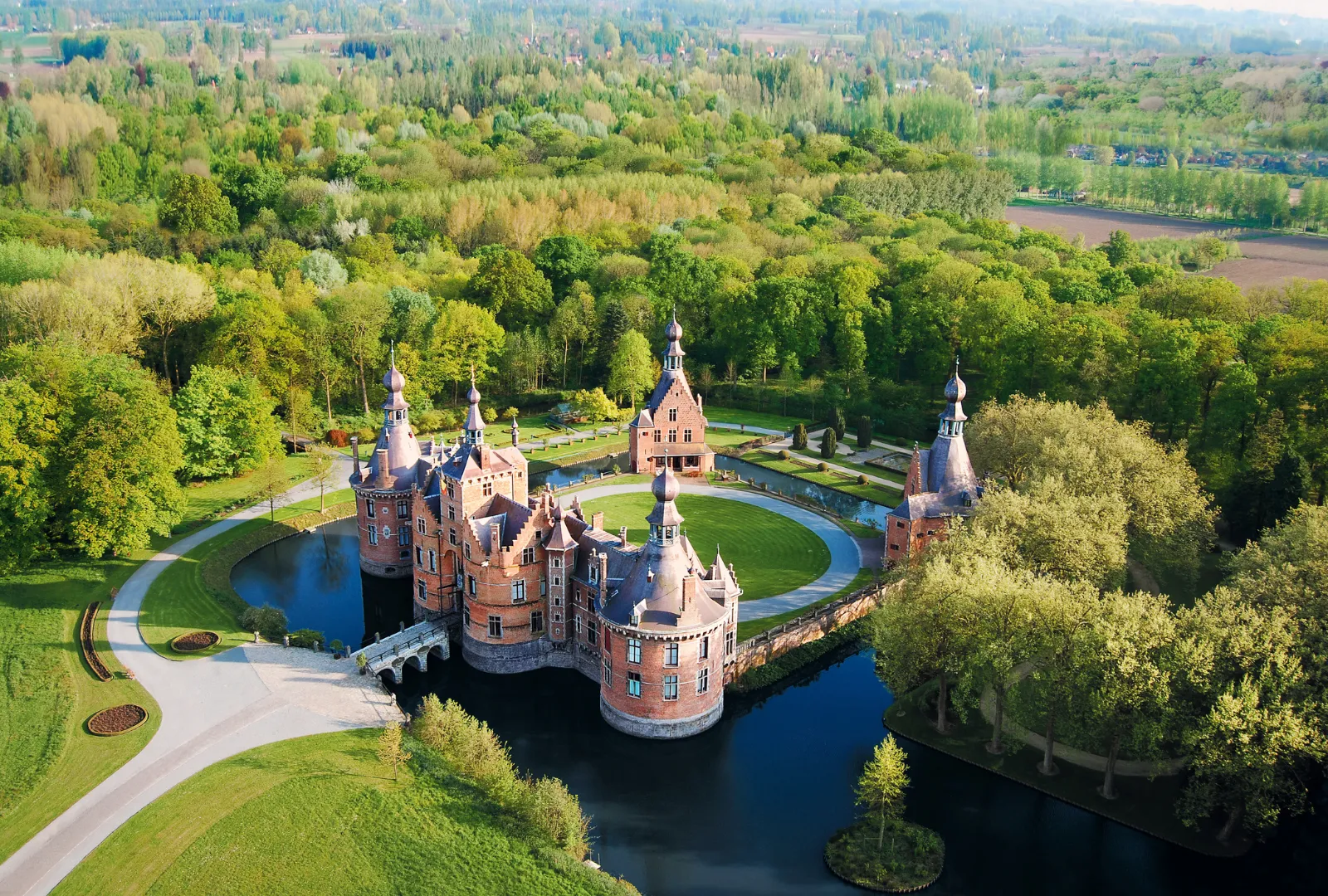 Airbnb castle in Belgium