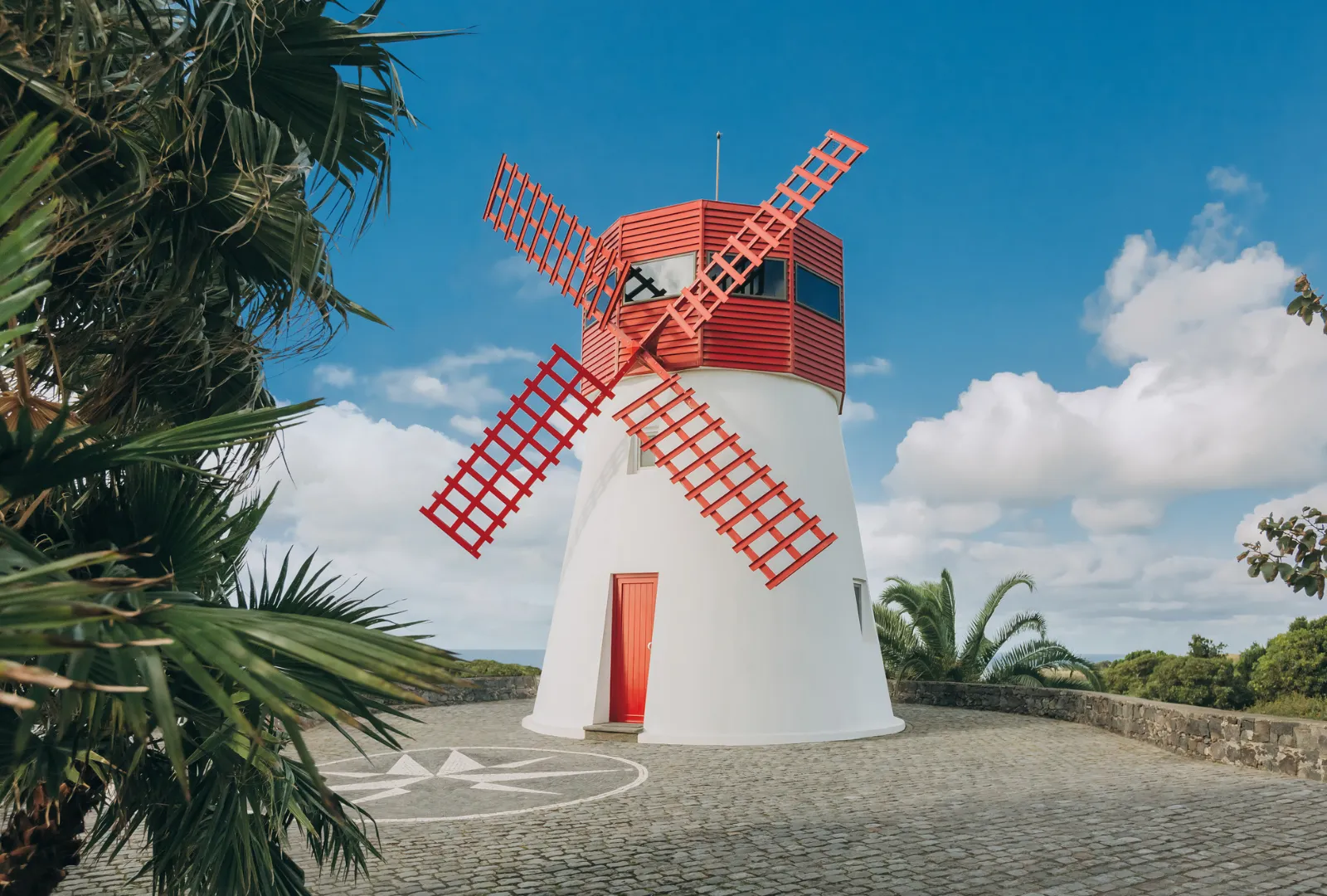 Airbnb windmill home in Portugal.