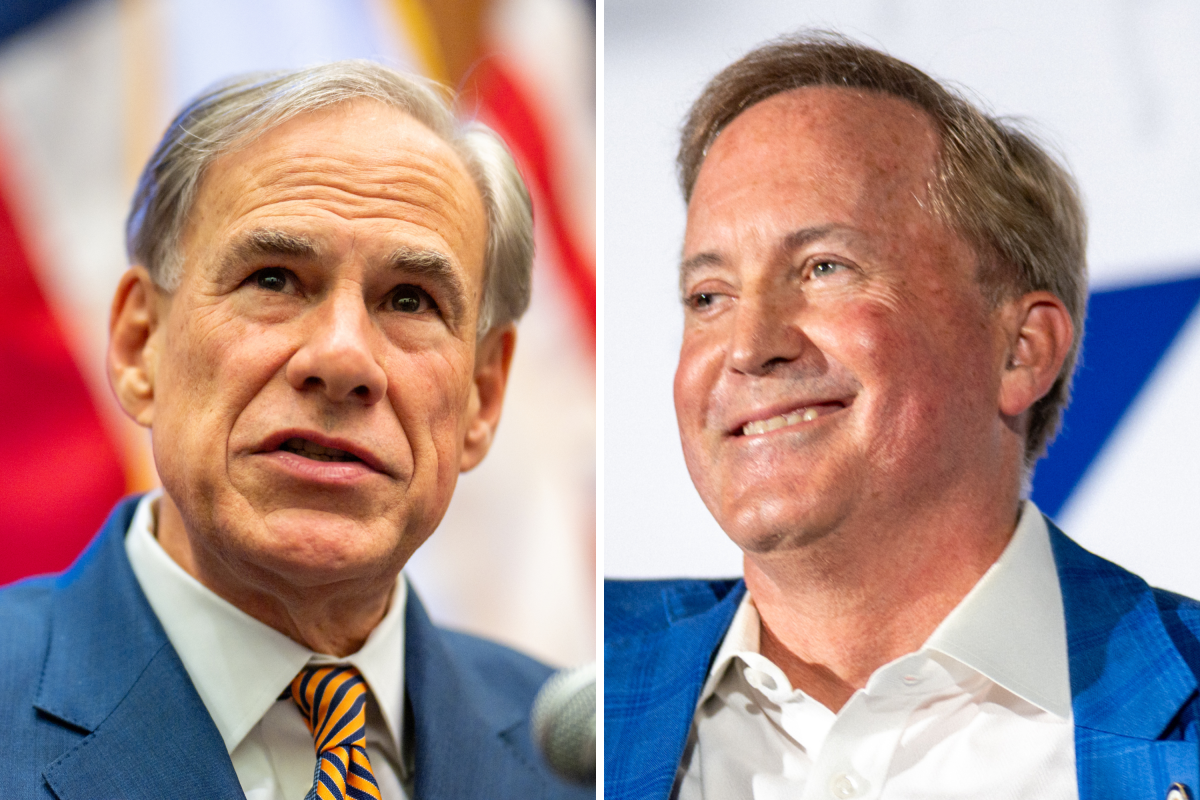 Greg Abbott and Ken Paxton Going in Different Directions in New Texas Poll