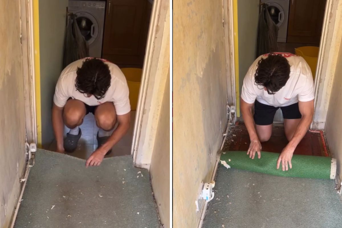 Couple Pull Up Carpet in 1950s Home—Realize They've Hit the 'Floor Lottery'