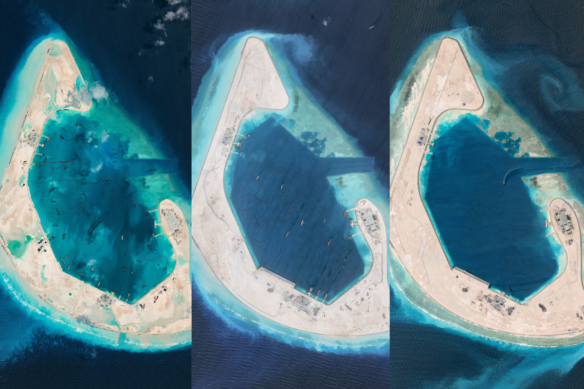 Images Expose China’s Island Base That Xi Said Would Never Happen