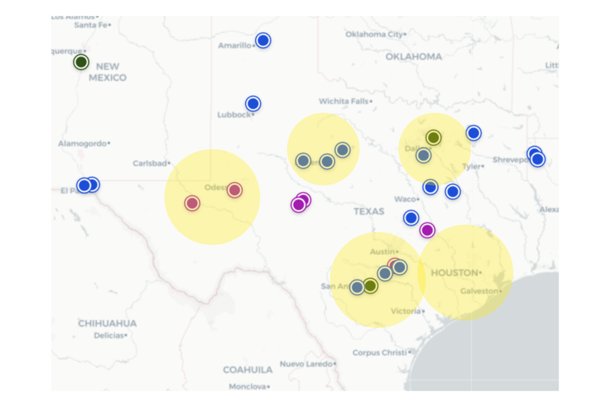Map Shows Proposed Texas Data Centers in Areas Power Grid Struggling