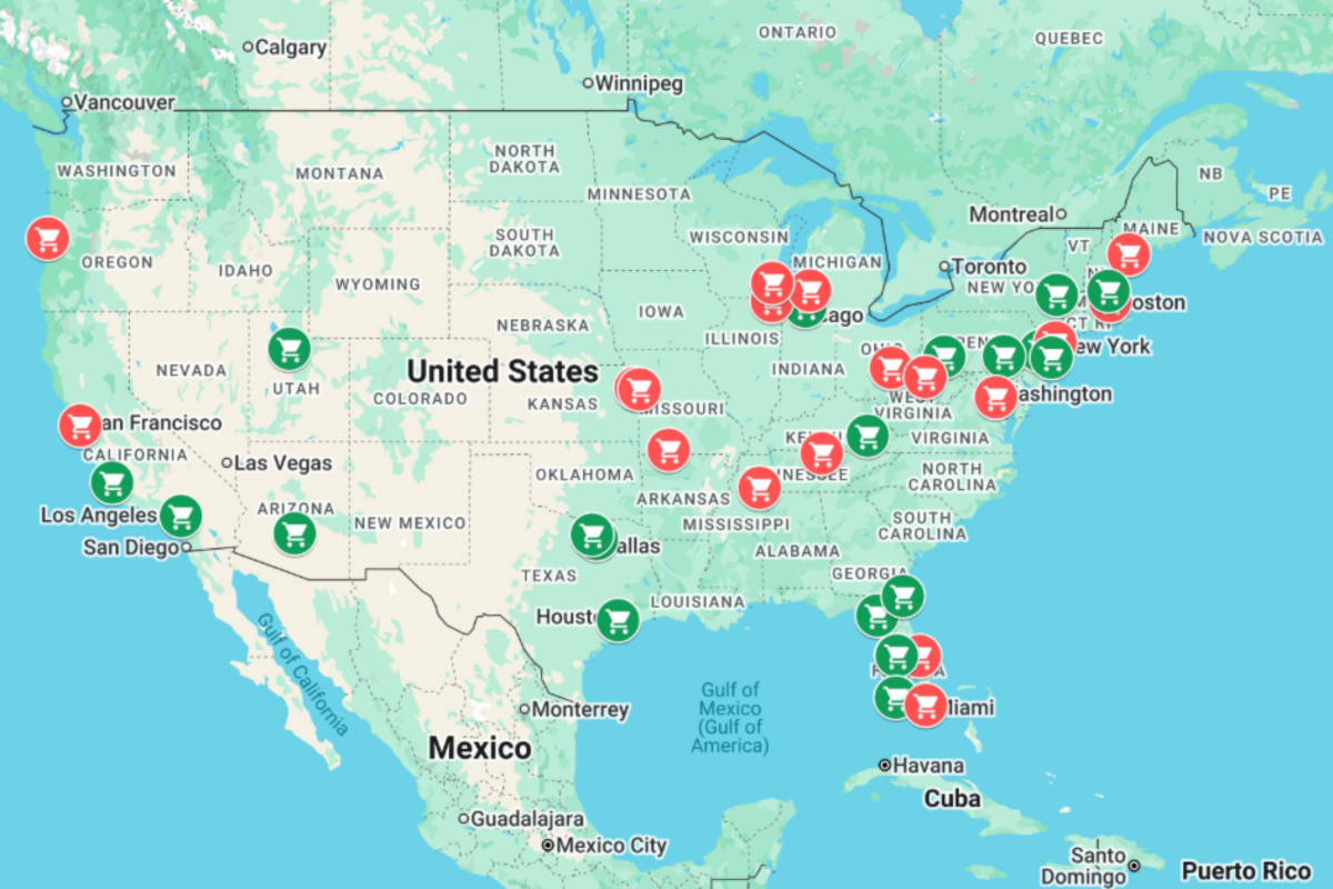 Map Shows Dollar Tree's Store Opening Spree as Rivals Shut Locations