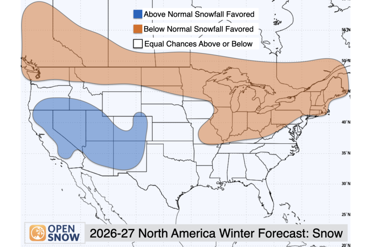 Map Shows Potential Snowfall Across US As Super El Ni&ntilde;o Chances Climb