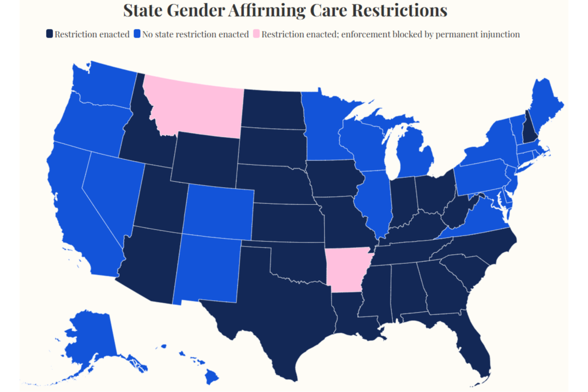 Trump Ends Medicaid Funds for Trans Children: Map of States Guarding Access