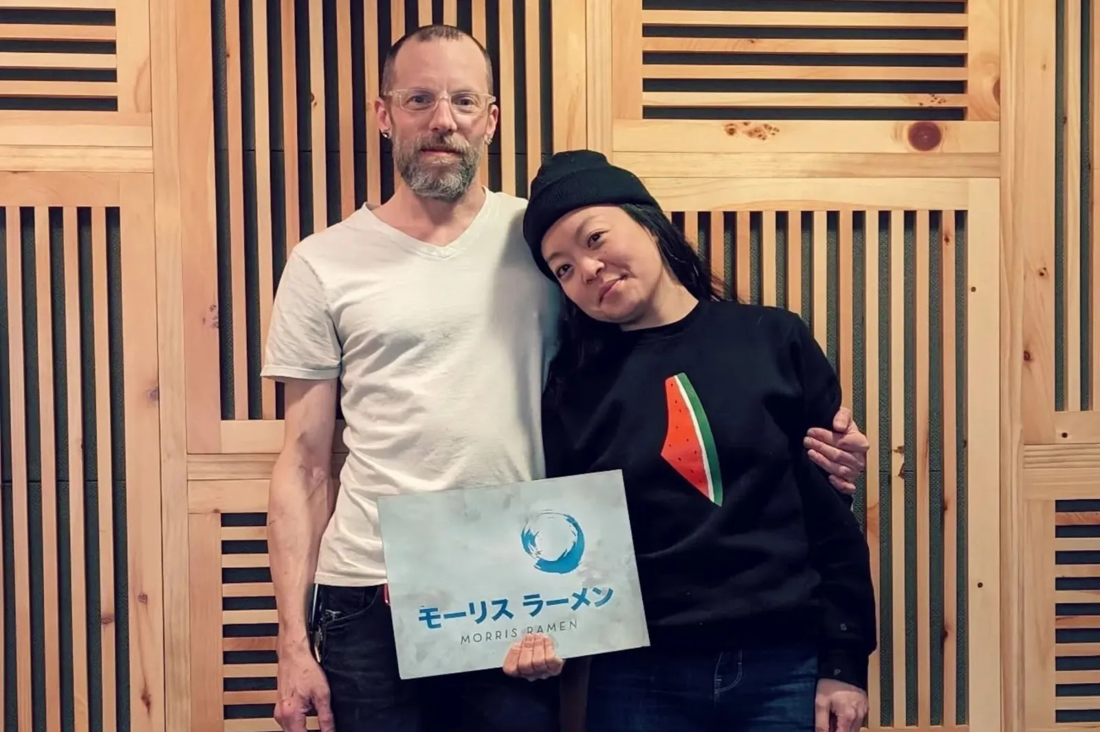Hong and Morris met through Madison's restaurant scene. They married in 2012.