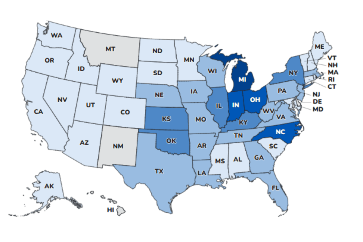 Cyclosporiasis Map Shows US Spread As Cases Top 10,000 Cyclosporiasis Map Shows US Spread As Cases Top 10,000