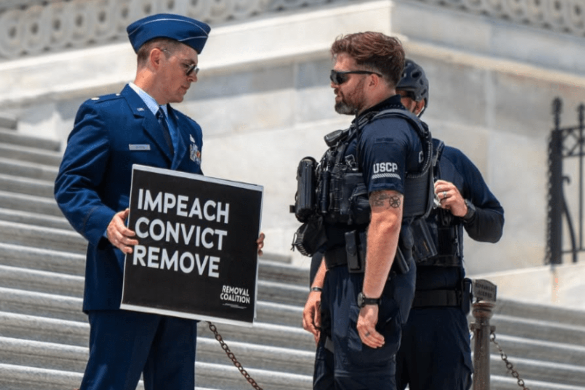 Air Force Major Jason Watson Hit with Military Charges After Trump Protest