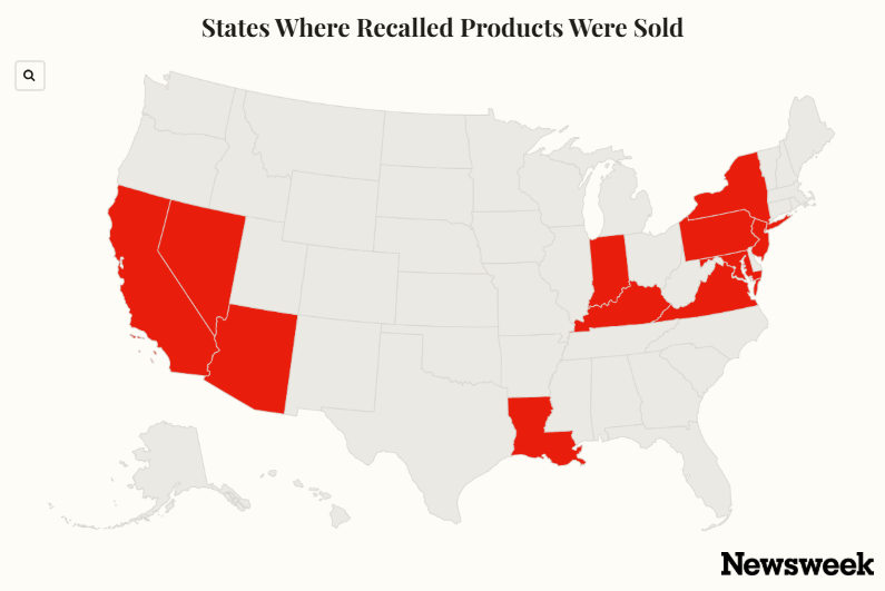 Map Shows States Hit by Pet Food Recall Amid Salmonella Outbreak